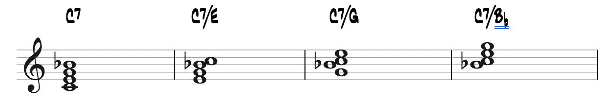 Seventh Chords – Inversions – MusicTheoryManual.com