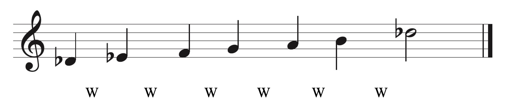 Whole Tone Scales – MusicTheoryManual.com